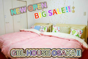 211gblhouse,難波,道頓堀,黒門市場など主要観光地へすぐの好立地usjへもすぐ!駅から1分のおしゃれなお部屋!